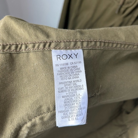 ROXY Women's Utility Jacket Olive Size M - Picture 4 of 6